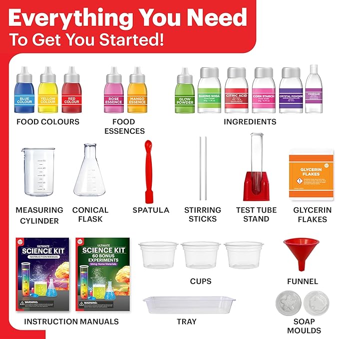 Einstein Box Ultimate Science Experiment Kit for Boys & Girls Ages 8-14