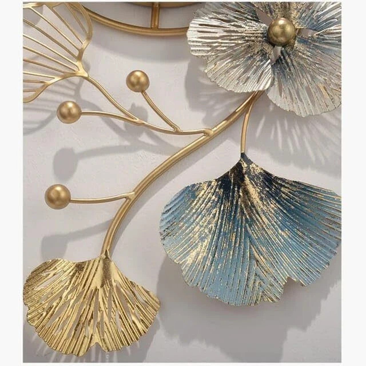 Mimmo Home Wall Clock for Living Room Butterfly Vintage Stylish Design Metal Frame Antique Pendulum Unique Bedroom/Dining/Office/Farm/cafes/Restaurant/Hotels/House/Hall Items