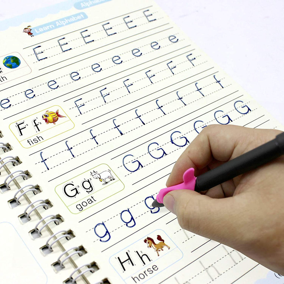 Reusable Writing Copybook for All Ages