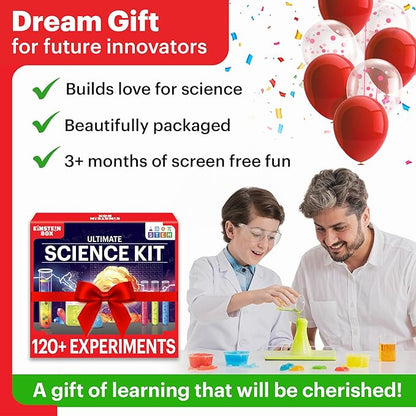 Einstein Box Ultimate Science Experiment Kit for Boys & Girls Ages 8-14